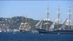 Voiles de légende : les voiliers quittent la rade de Toulon, lundi 30 septembre 2013