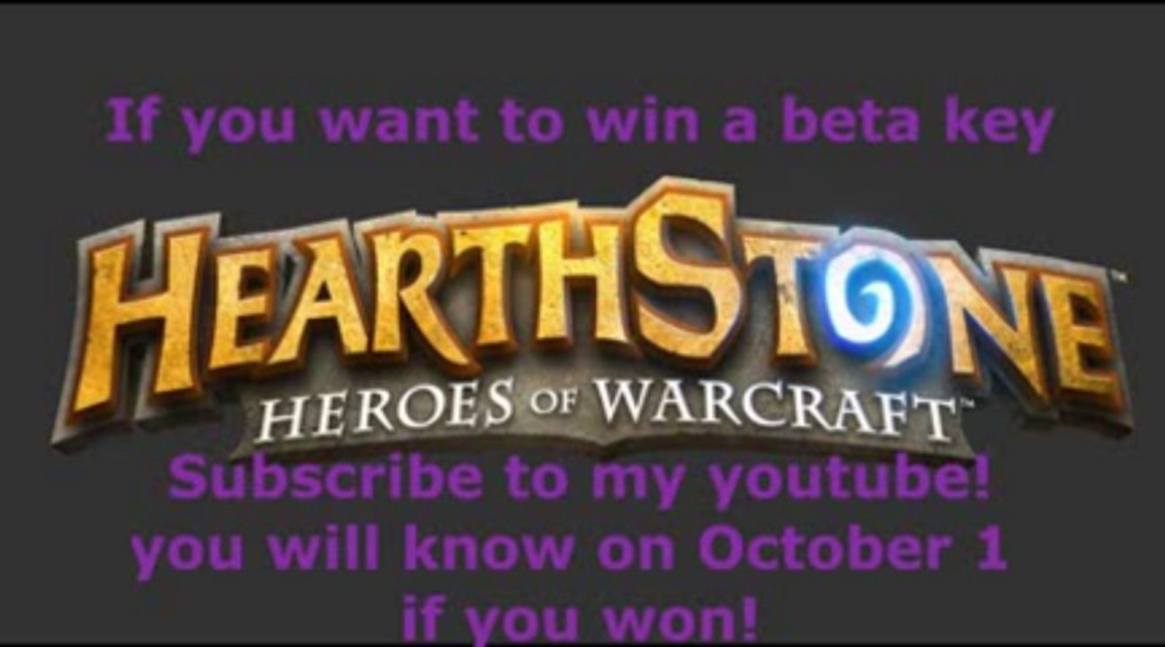 Hearthstone beta key giveaway! ™ Keygen Crack ™ FREE Download