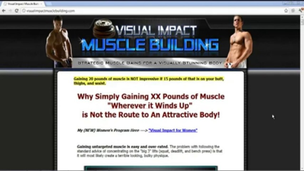 Does Visual Impact Muscle Building Work