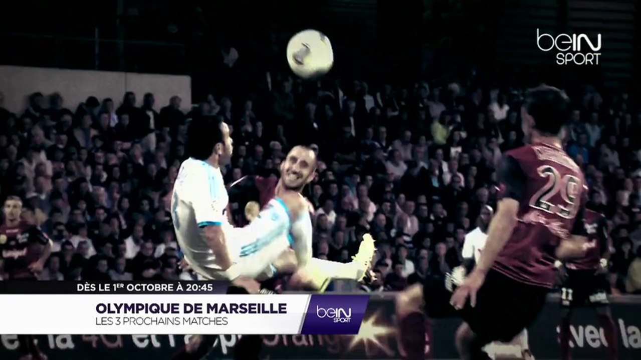 Les 3 prochains matchs de l'Olympique de Marseille sont sur beIN SPORT