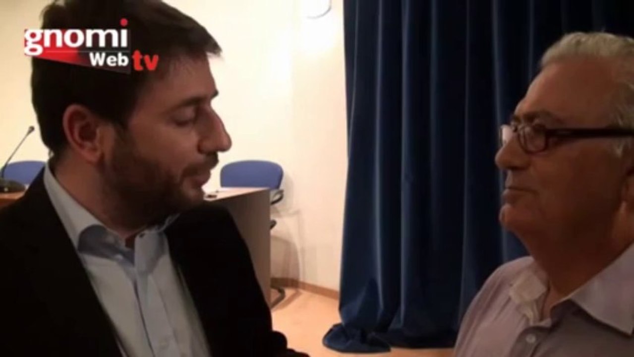 Ο Γραμματέας  της Κεντρικής Πολιτικής Επιτροπής  ΠΑΣΟΚ Νίκος Ανδρουλάκης, μιλά στη ΓΝΩΜΗ