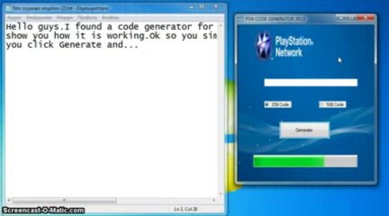 Psn Code Generator \\ FREE Download October 2013 Update