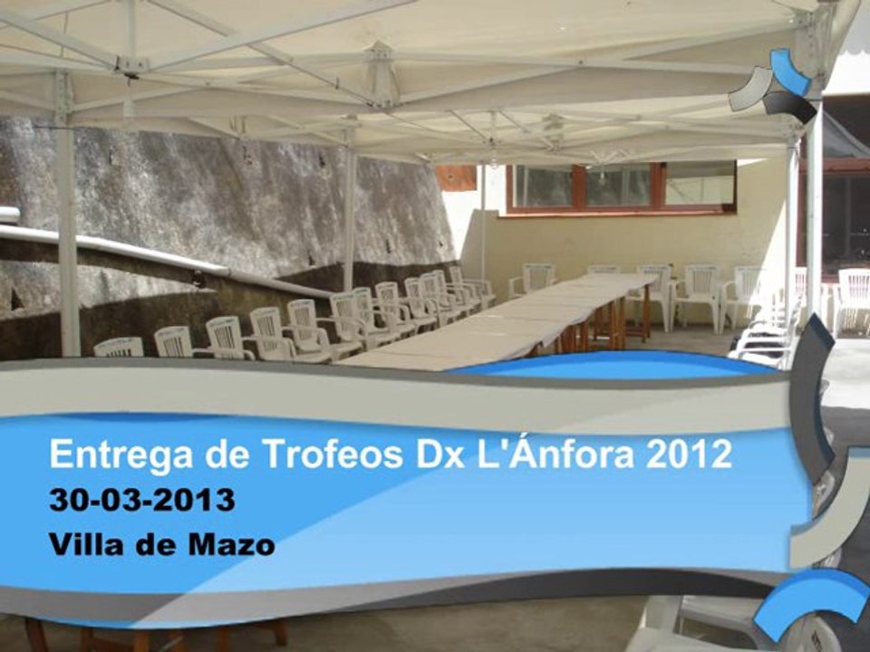 Entrega de Trofeos Dx Anfora 2012