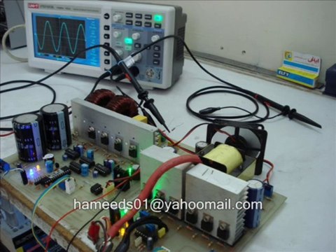 Pure Sine Wave Inverter Under Heavy Load Testing
