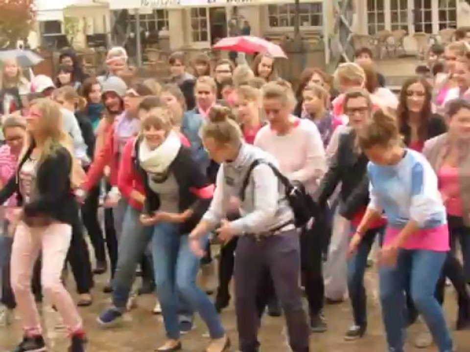 Flash Mob des élèves infirmières de Chalon sur Saône