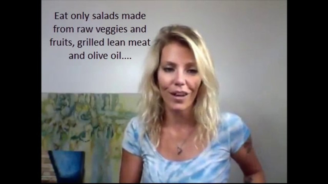 Best cellulite treatment tip 6. Eat only salads with meat