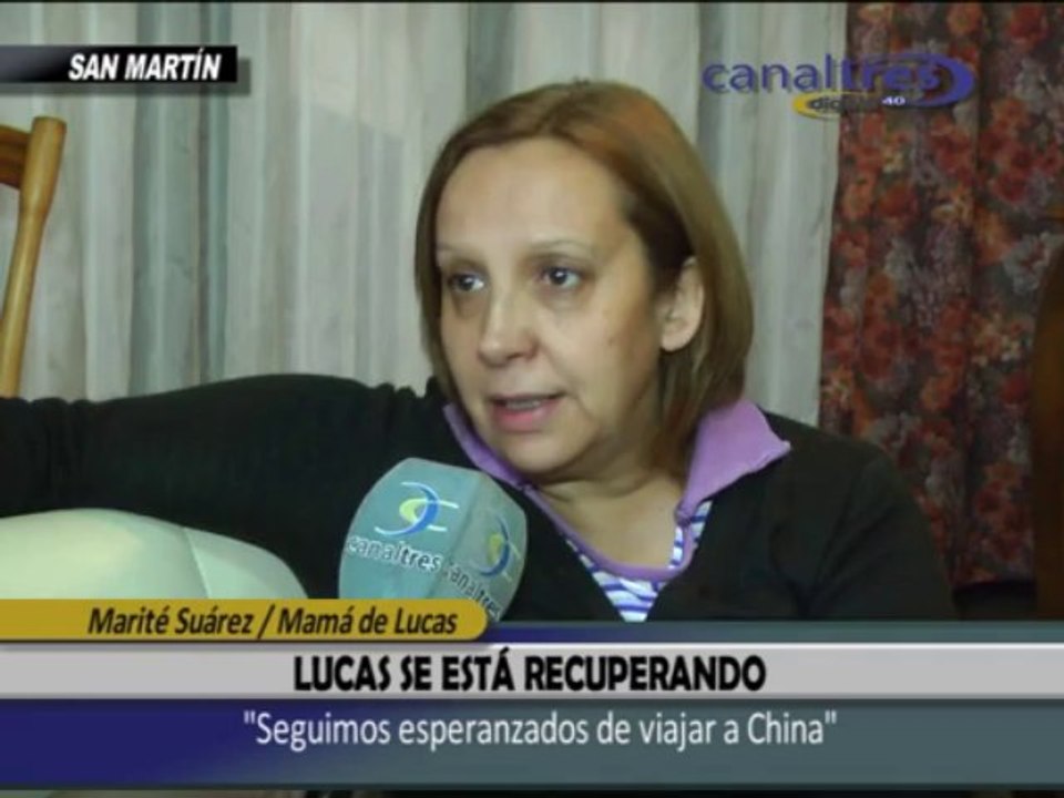 Lucas se está recuperando
