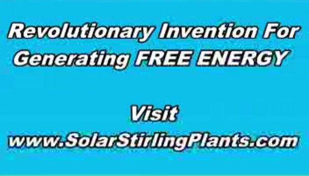 Solar Stirling Plant - Build Your Own Solar Stirling Plant From Kits