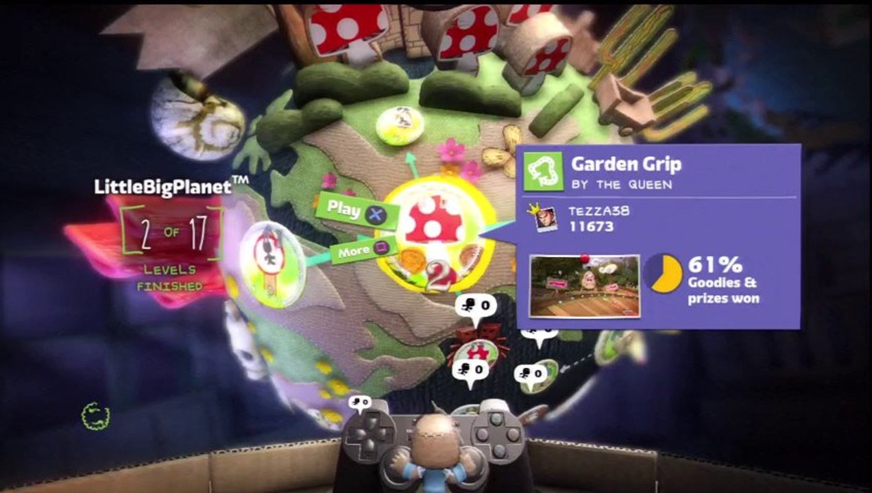 PS3 - Little Big Planet Karting - Garden Grip
