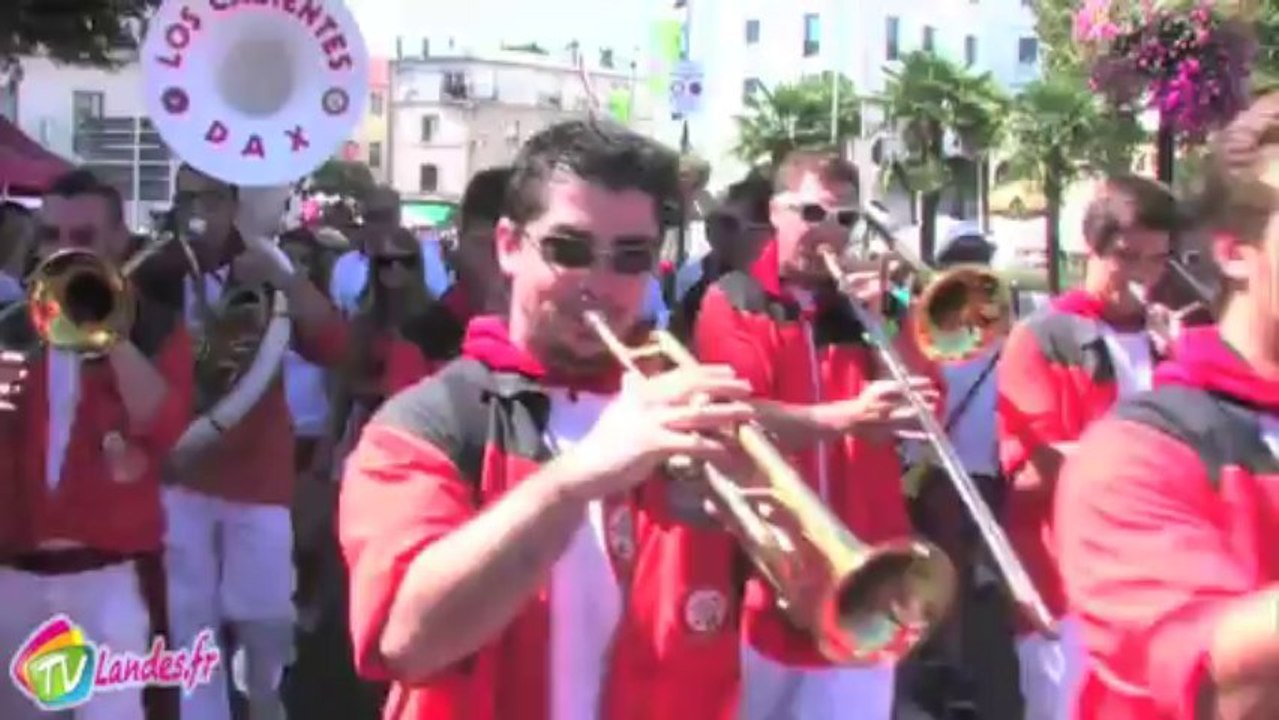 Défilé des bandas à Dax.