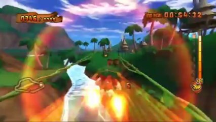 Donkey Kong : Jet Race - Défis de Candy - Niveau 2 - Défi #12 : Récolte des tonnes de bananes !