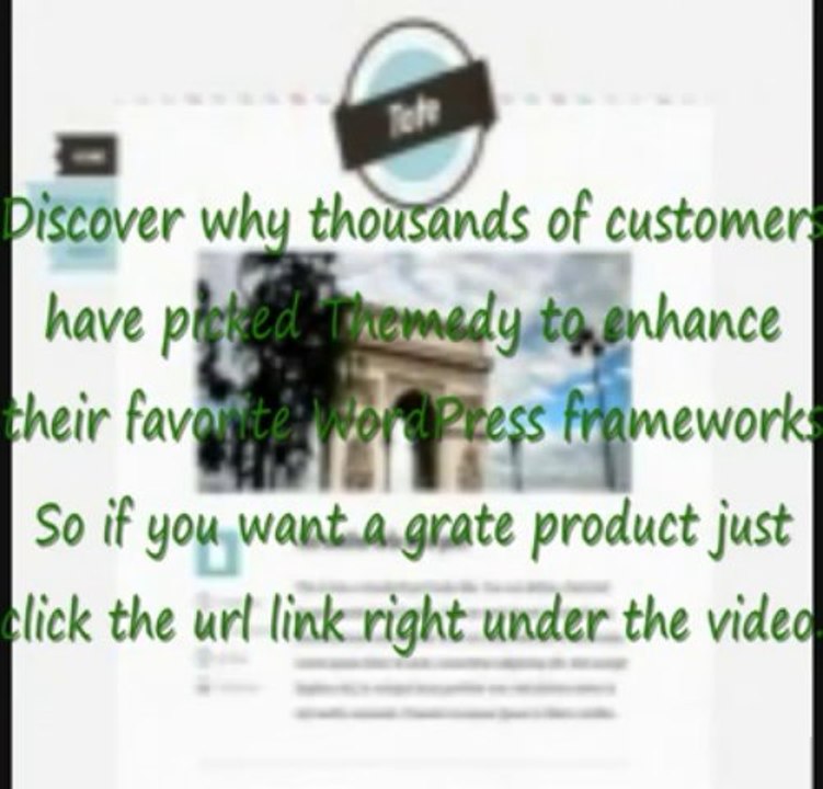 theme framework WordPress enhancing product called Themedy  theme