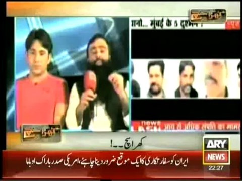 Khara Sach With Mubashir Lucman - 30th September 2013 - ARY News