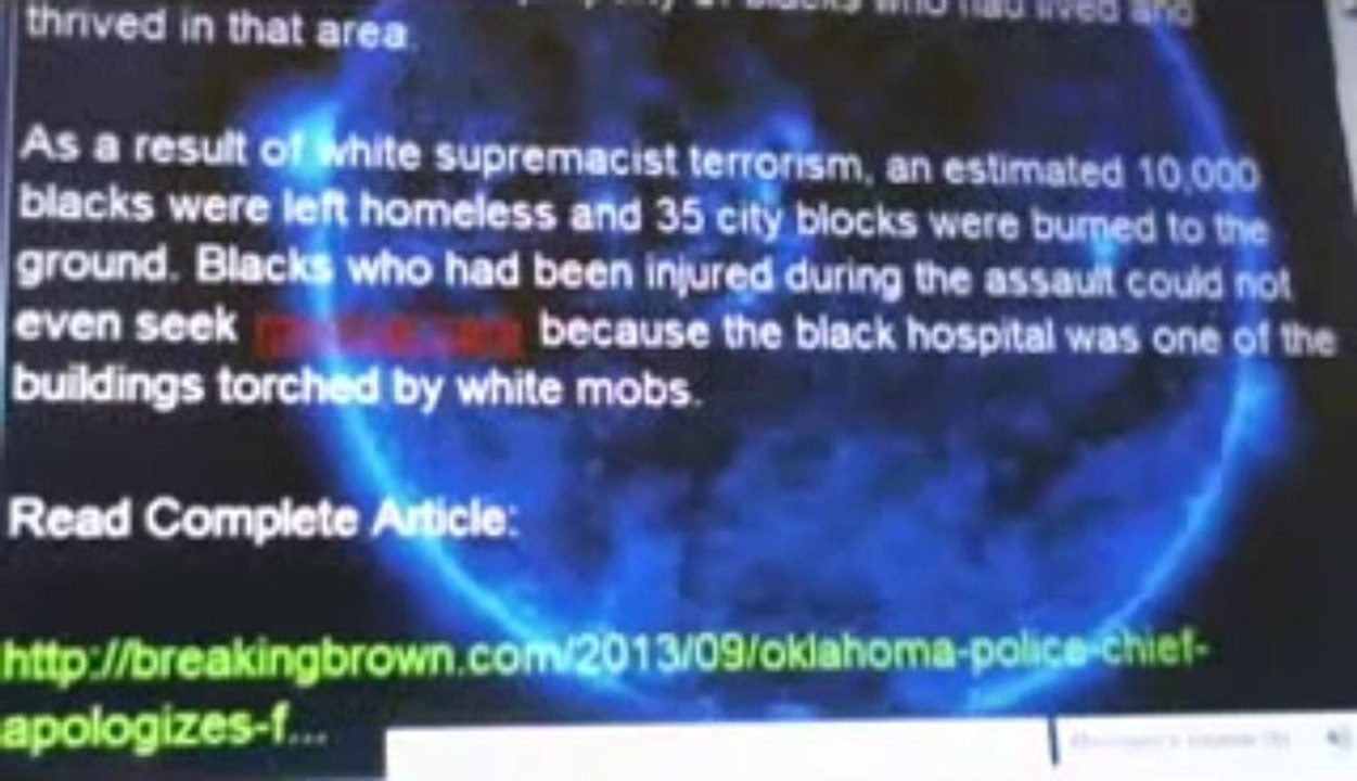 King Noble Refuses to Accept Chief Chuck Gordan's Apology For 1921 Attack On Black Wall Street