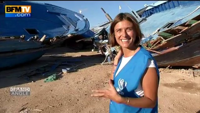 Grand angle - Lampedusa, terre d'accueil des réfugiés syriens - 30/09