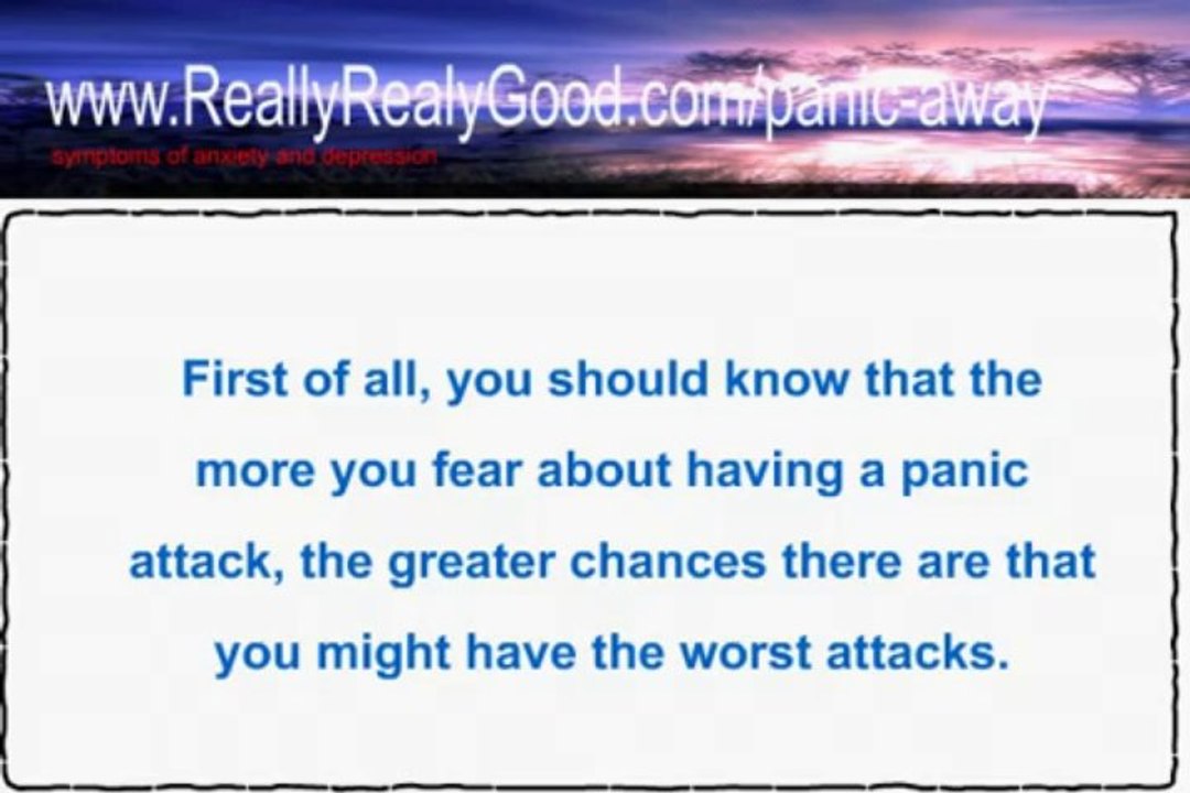 symptoms of anxiety and depression | panic away | anxiety attacks