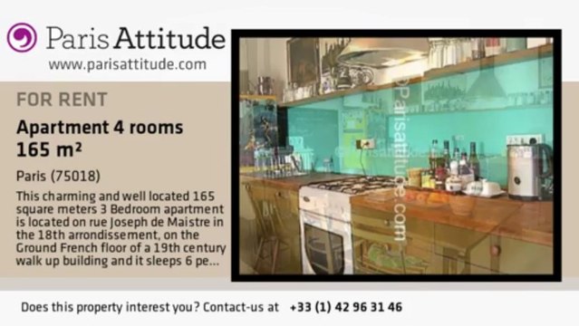 3 Bedroom Duplex for rent - Montmartre, Paris - Ref. 3242