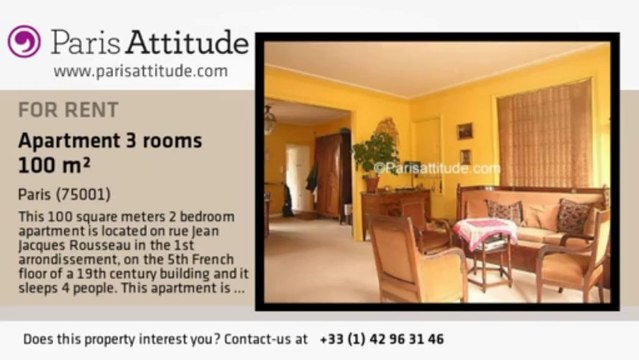 2 Bedroom Apartment for rent - Châtelet, Paris - Ref. 841