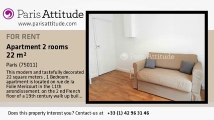 1 Bedroom Apartment for rent - Parmentier, Paris - Ref. 8224