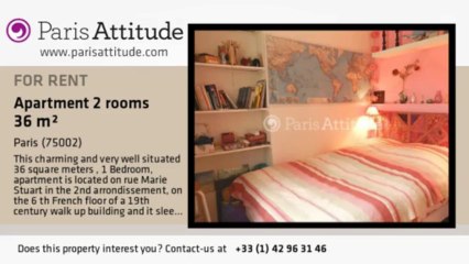 1 Bedroom Apartment for rent - Montorgueil, Paris - Ref. 8389