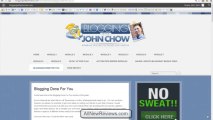Blogging With John Chow Review - How To Make Money Blogging With John Chow Reviewed