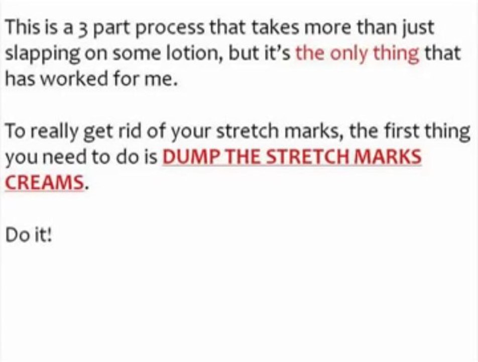 Reverse Stretch Marks Review - Real Reverse Stretch Marks