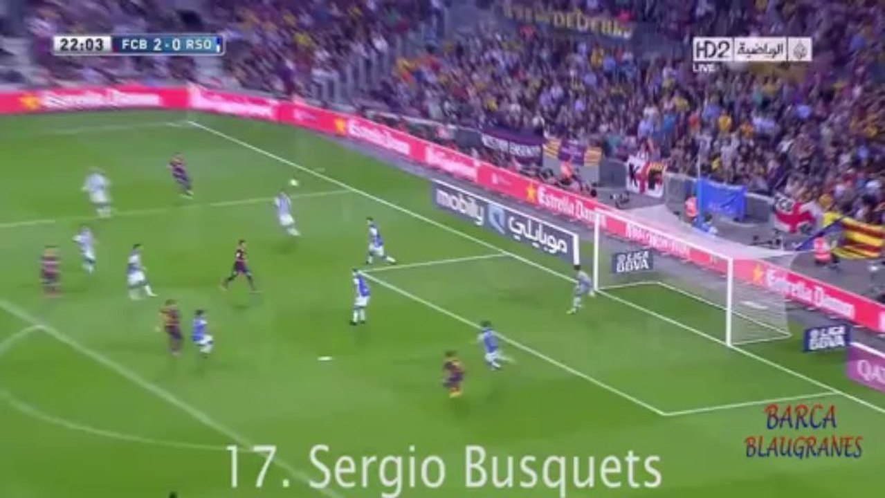 Barca goals in September
