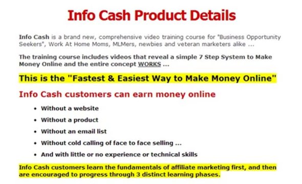 Info Cash Review Video SCAM or Real Online Business System by Chris Carpenter YouTube