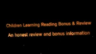 Children Learning Reading Bonus