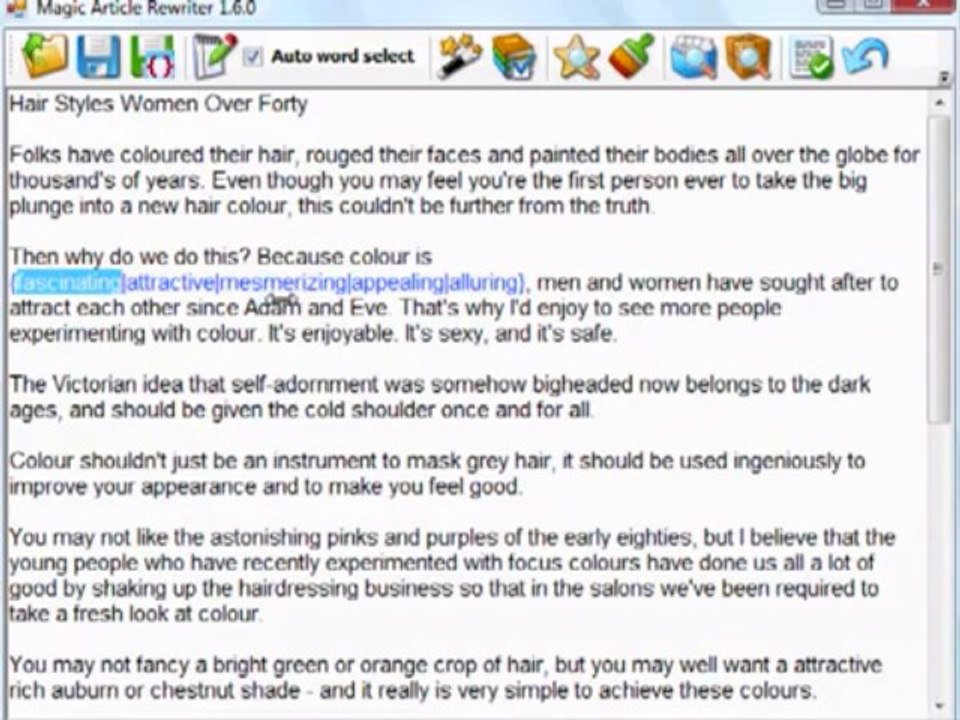 Creative English Writing Software - Magic Article Rewriter