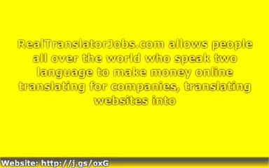 Real Translator Jobs