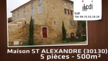Vente - maison - ST ALEXANDRE (30130)  - 500m²