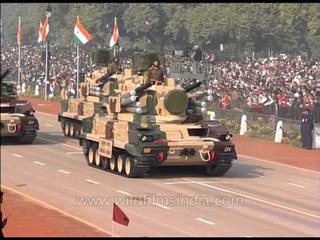 Tanks of Indian Army displayed on Republic Day