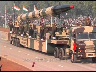 AGN-I Missile displayed on Republic Day