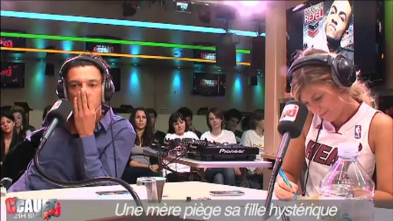 Une mère piège sa fille hystérique - C'Cauet sur NRJ