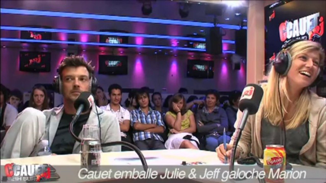 Cauet emballe Julie & Jeff galoche Marion - C'Cauet sur NRJ