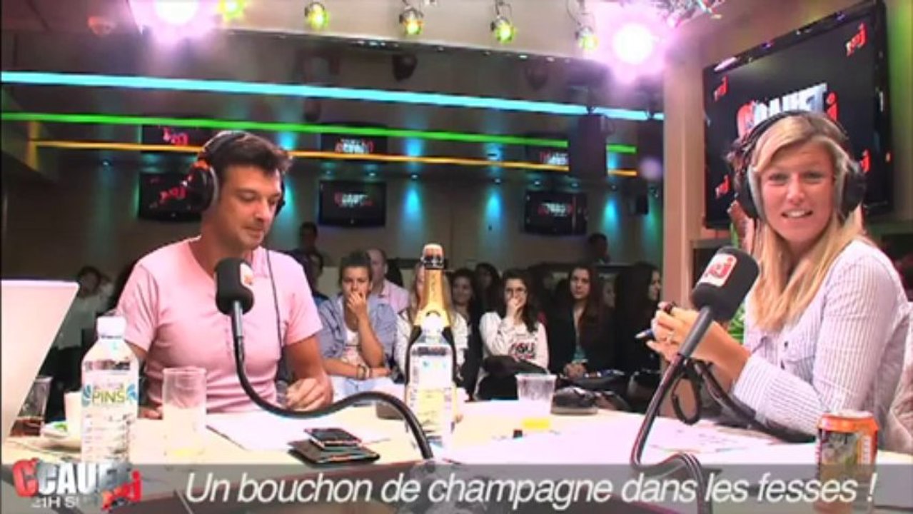 Un bouchon de champagne dans les fesses ! - C'Cauet sur NRJ