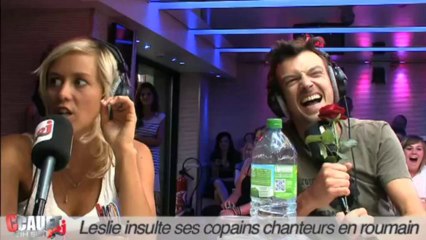 Leslie insulte ses copains en roumain - C'Cauet sur NRJ
