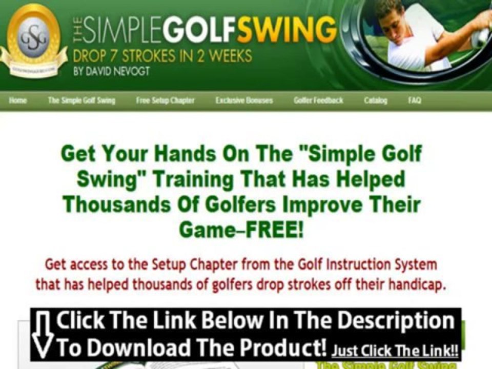 The Simple Golf Swing Ebook Download + The Simple Golf Swing Download Free