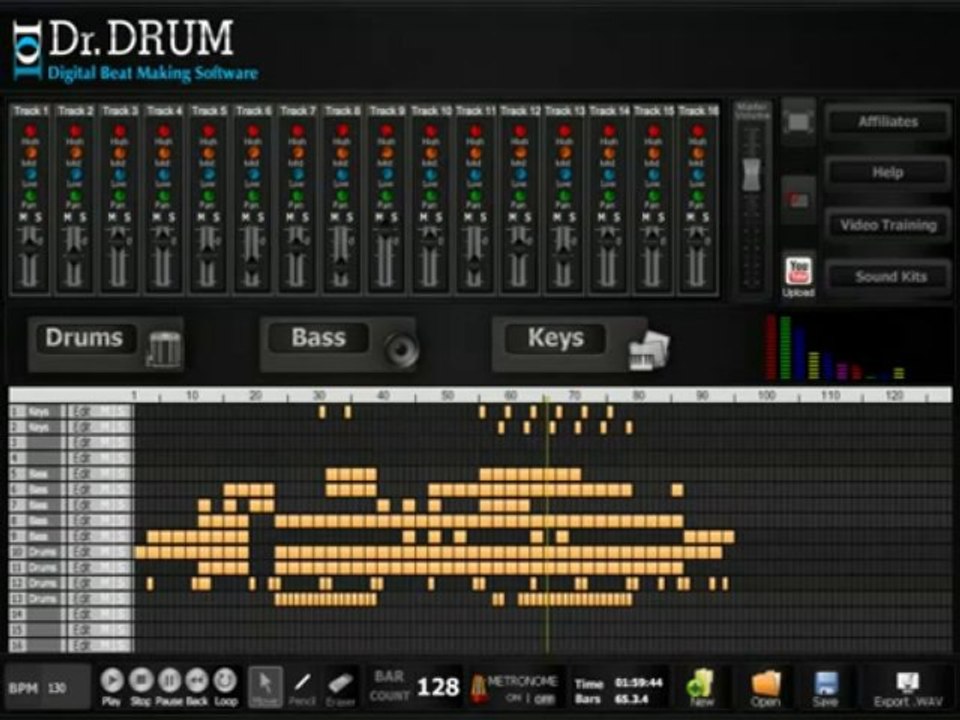 Dr Drum Beat Maker 2013 - Make Electro House With Dr Drum Music Software