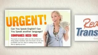 Real Translator Jobs If You Can Speak English You Will Make $315 a Week From Home