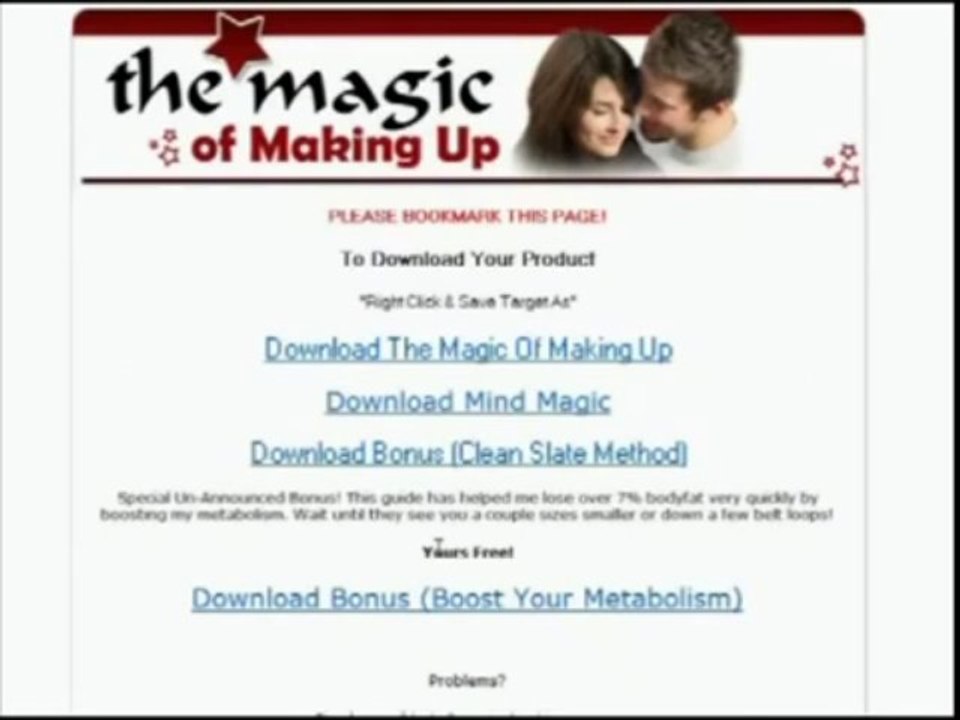The Magic Of Making Up Review - Get Your Ex Back - Download System Made By TW Jackson