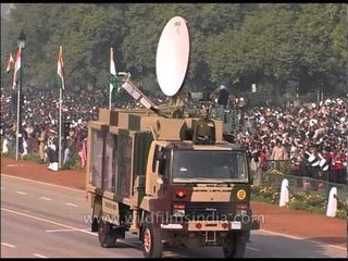 Satellite Communication Vehicle displayed on Republic Day