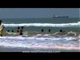 At the urban Marina Beach: Beaches of Chennai