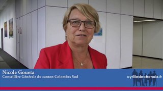 Message de soutien de Nicole Goueta à Cyrille Déchenoix - Asnières 2014