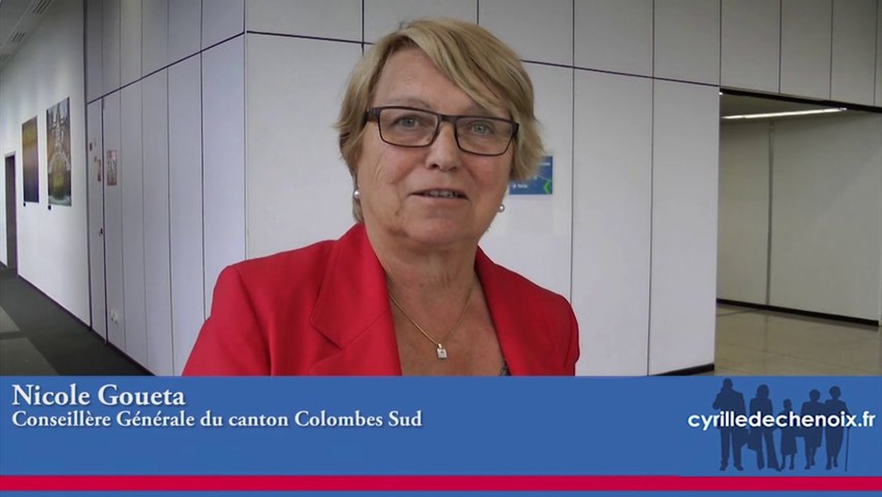 Message de soutien de Nicole Goueta à Cyrille Déchenoix - Asnières 2014