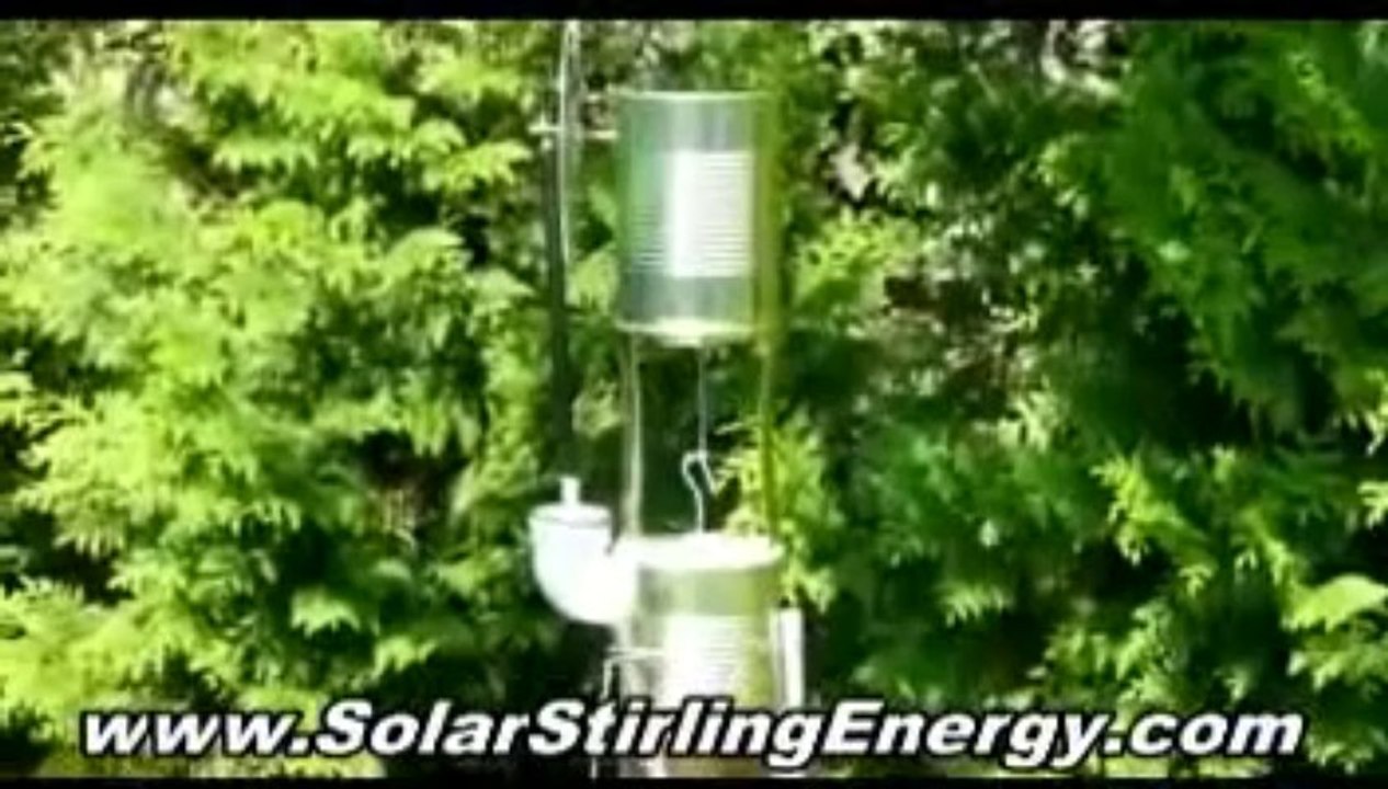 DIY $20 Solar Stirling Plant Saves 33% on Electricity Bill