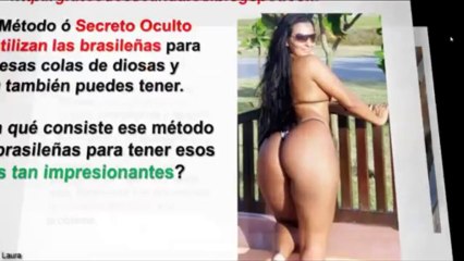 Como aumentar los gluteos naturalmente -  Gluteos de Escandalo! -"aumento nalgas sin cirugia"