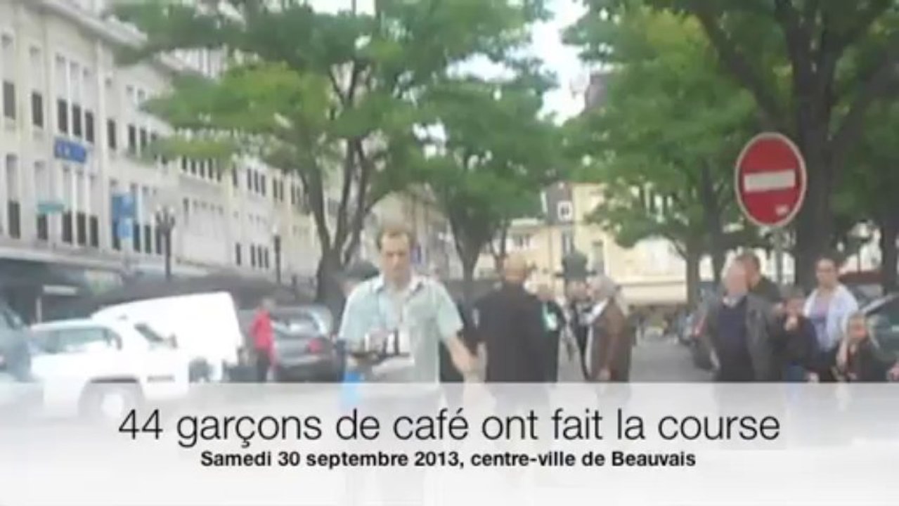 Beauvais : les garçons et filles de café font la course
