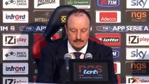 Napoli - Benitez dopo la vittoria in trasferta col Genoa (29.09.13)